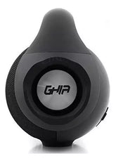 Bocina Bluetooth Bx900 Ghia Negra Con Asa Resistente A Salpicaduras, 8wx2 18wx1, Tws, Aux, Radio Fm, Micro Sd Card, Usb
